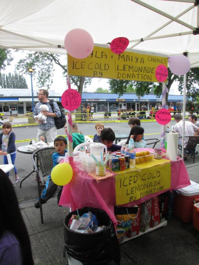 The lemonade stand that raised $333 for a prime